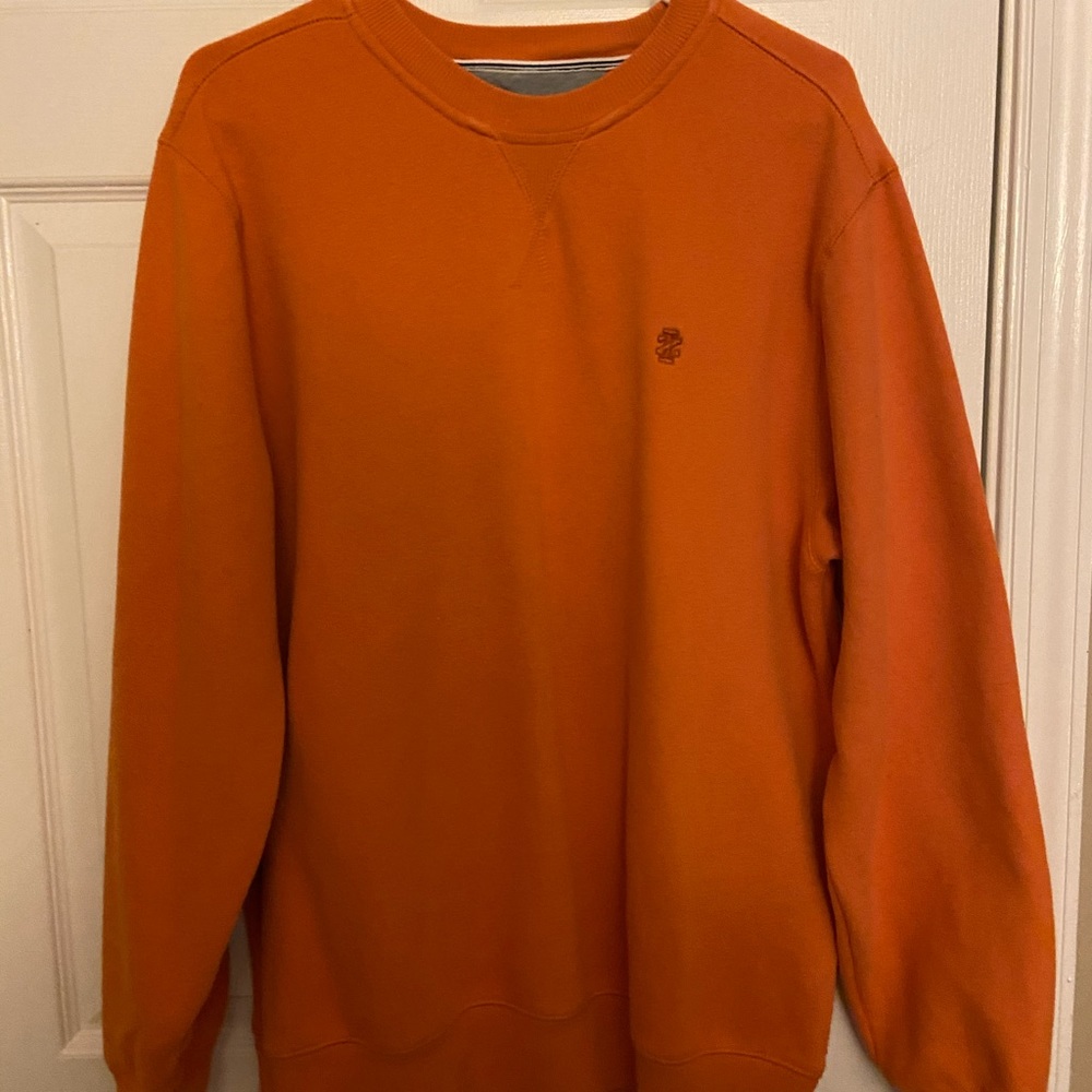 Orange Comfy Izod Crewneck